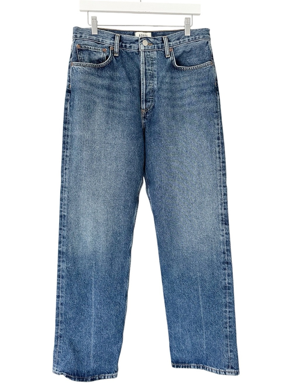 Agolde • Fran High Rise Straight Leg Organic Cotton Jeans - Picture 2 of 10
